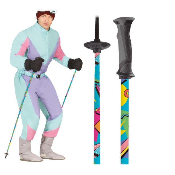 Ski stave popart