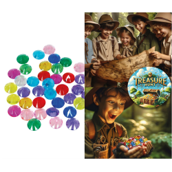 Farverige Diamanter 50 stk