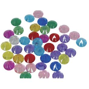 Farverige Diamanter 50 stk