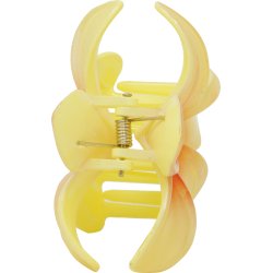 Blomster h�rsclip i Gul-orange