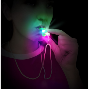 Fl�jte med lys og snor