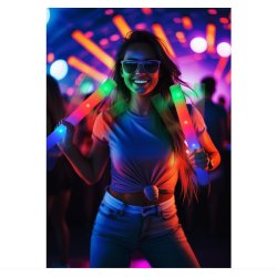 LED Skumpinne med-multiljus 48 cm