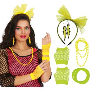 80�r s�t 5 dele - Neon gul