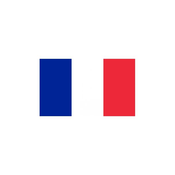 Papirflag Frankrig p pind, A4