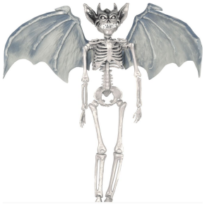 Vampyr skelet med vinger