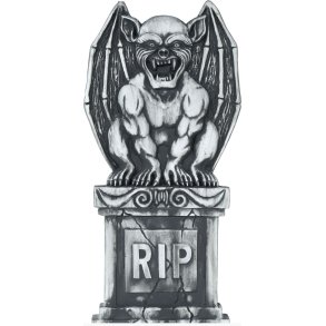 Gravsten med Gargoyle