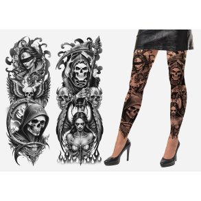 Tatueringseffekt Tights