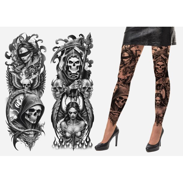Tatueringseffekt Tights