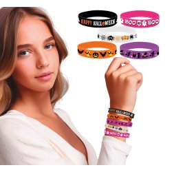 5 stk Halloween armb�nd i silikone