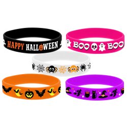 5 stk Halloween armb�nd i silikone