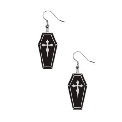 Halloweenrhngen som svarta kistor