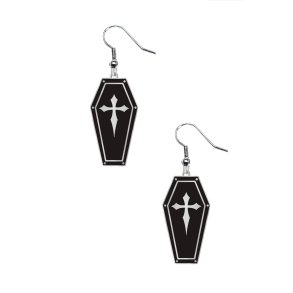 Halloweenrhngen som svarta kistor