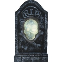 Piratgravsten med Ljus och Ljud 