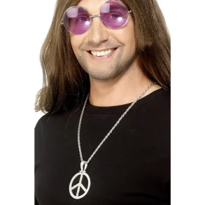 Peace tegn i metal XL