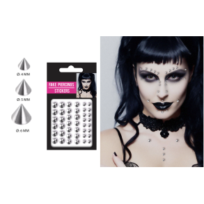 30 falske piercinger - selvklbende