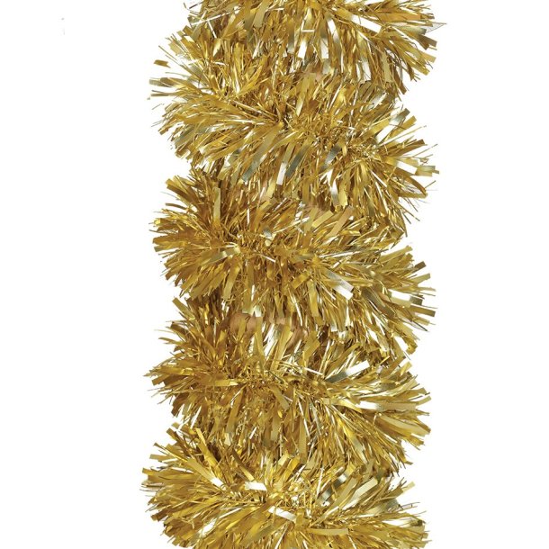 Folie guirlande i mat guld  180cm