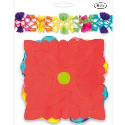 Vvguirlande 14x14, 6 mtr. multifarvet