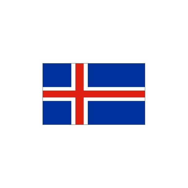Papirflag Island p pind, A4
