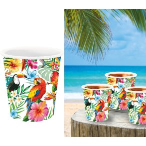 Tropiske Hawaii Shotglas - 3Stk