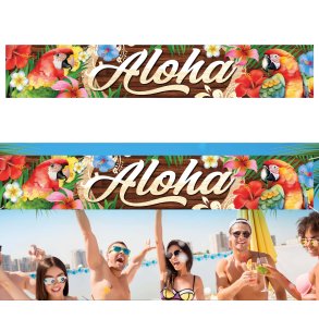 Aloha hawaii banner - 150cm