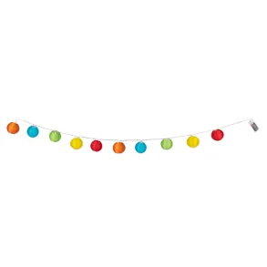 Lanterne lyssnor flerfarvet - 185 cm