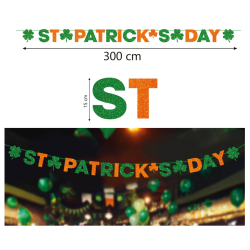 Skt Patricks Day kartonbanner