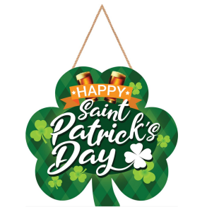 Skt. Patricks day skilt