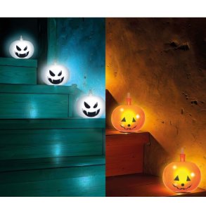 Halloween udendrens dekoration med lys - 5 styks 