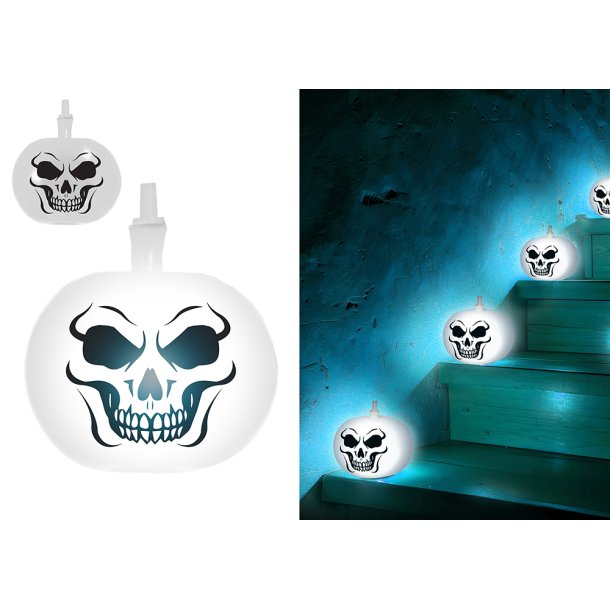 5 Halloweenballonger med Flerf�rgat Ljus