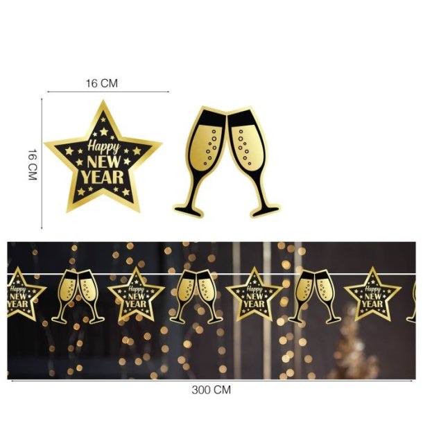 Happy new year guirlande