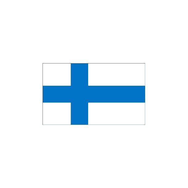 Papirflag Finland p pind, A4