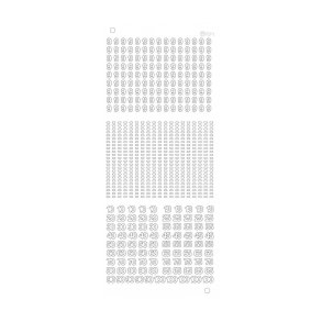 Stickers med tal og  - tegn