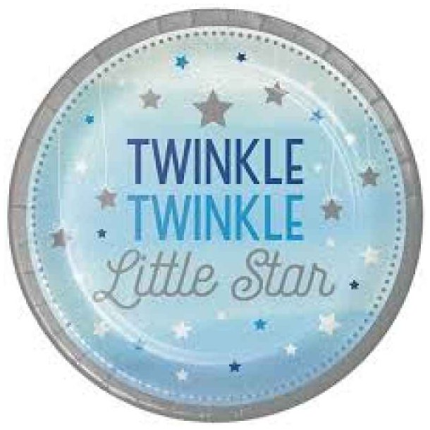 Twinkle little star Paptallerkener