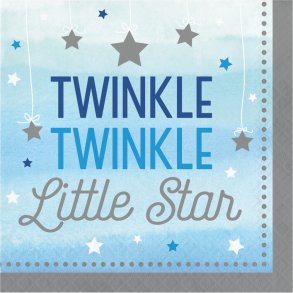 Twinkle little star servietter