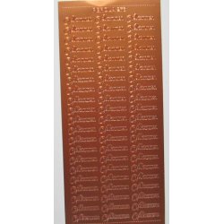 Stickers med Velkommen tekst