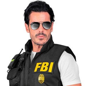 FBI Polisbricka i Metall