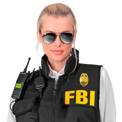 FBI Polisbricka i Metall