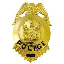 FBI Polisbricka i Metall