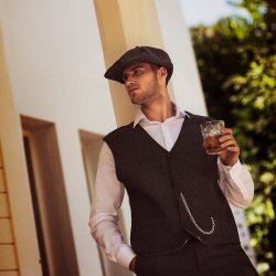 Peaky Blinders vest og hat