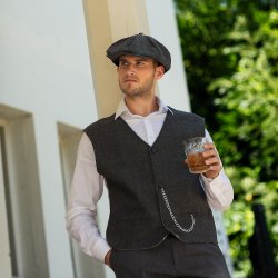 Peaky Blinders vest og hat