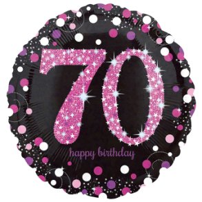 70 folie ballon sparkling Pink