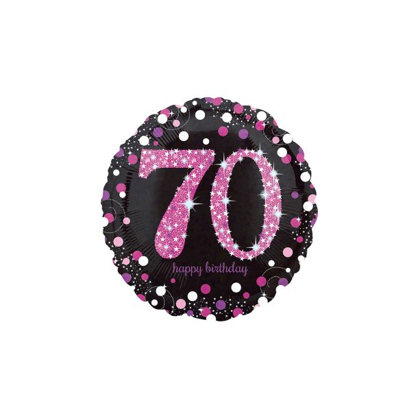 70 folie ballon sparkling Pink