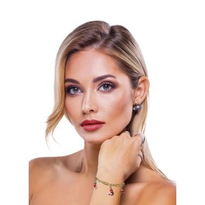 Julearmbnd med Julemotiv charms