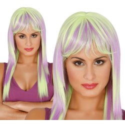 Lang paryk i pastel og neon