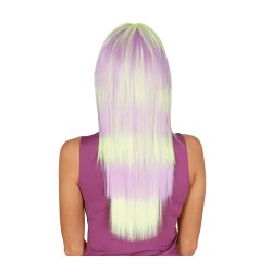 Lang paryk i pastel og neon