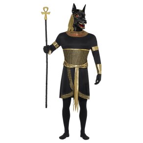 Anubis kostume med maske