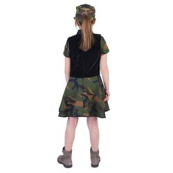 Militr kostume til piger