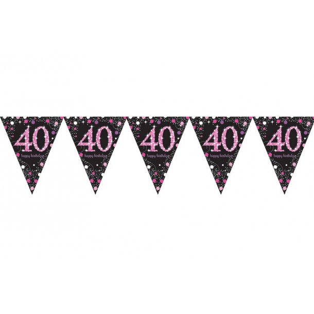 40 r banner Sparkling pink