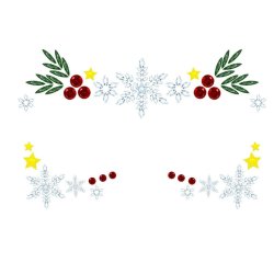 Ansikts dekoration - jul