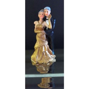 Kagefigur guldbryllup